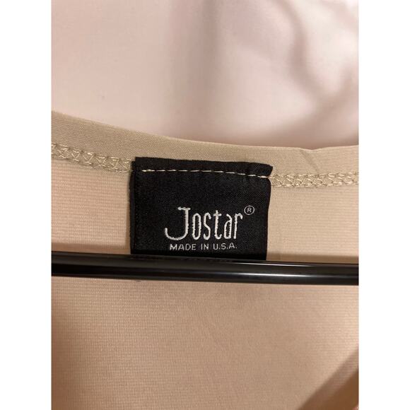 Jostar Y2K Paris Rhinestone Shirt Women's Large Vintage Stretch Tunic - Picture 2 of 5